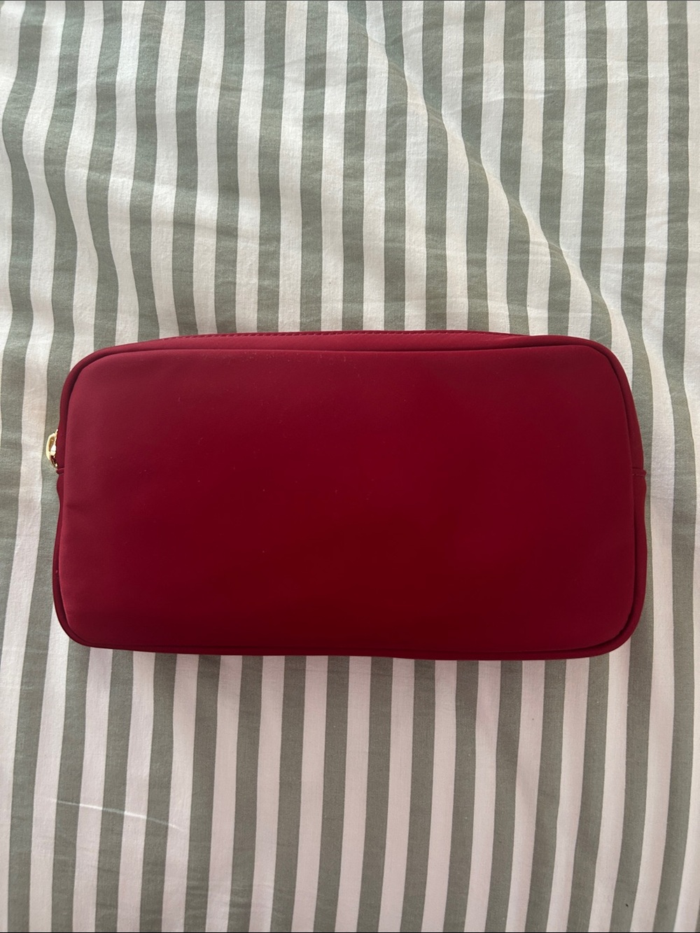Stoney Clover Lane Sophomore Small Pouch in Burgundy Wild Plum